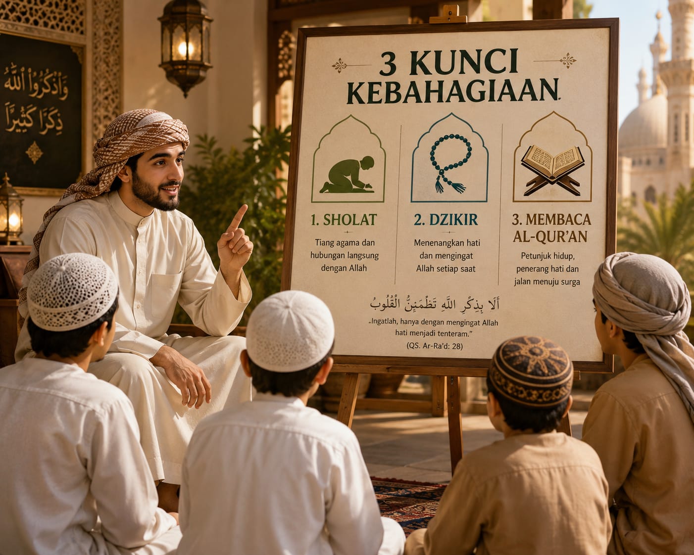 KUNCI KEBAHAGIAN MENURUT HASAN AL-BASRI